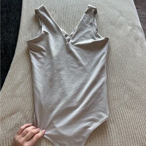 Abercrombie & Fitch Gray Soft Collection bodysuit